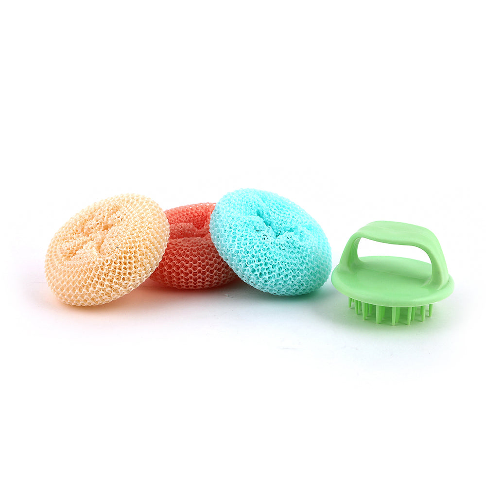 Wire Cleaning Ball Set 3Pcs - Multi Color, Washing Accessories, Chase Value, Chase Value