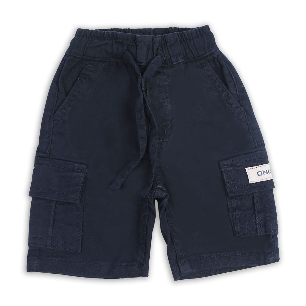 Boys Cotton Short - Navy Blue, Boys Shorts, Chase Value, Chase Value