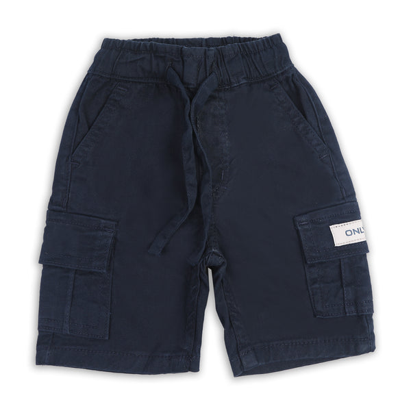 Boys Cotton Short - Navy Blue