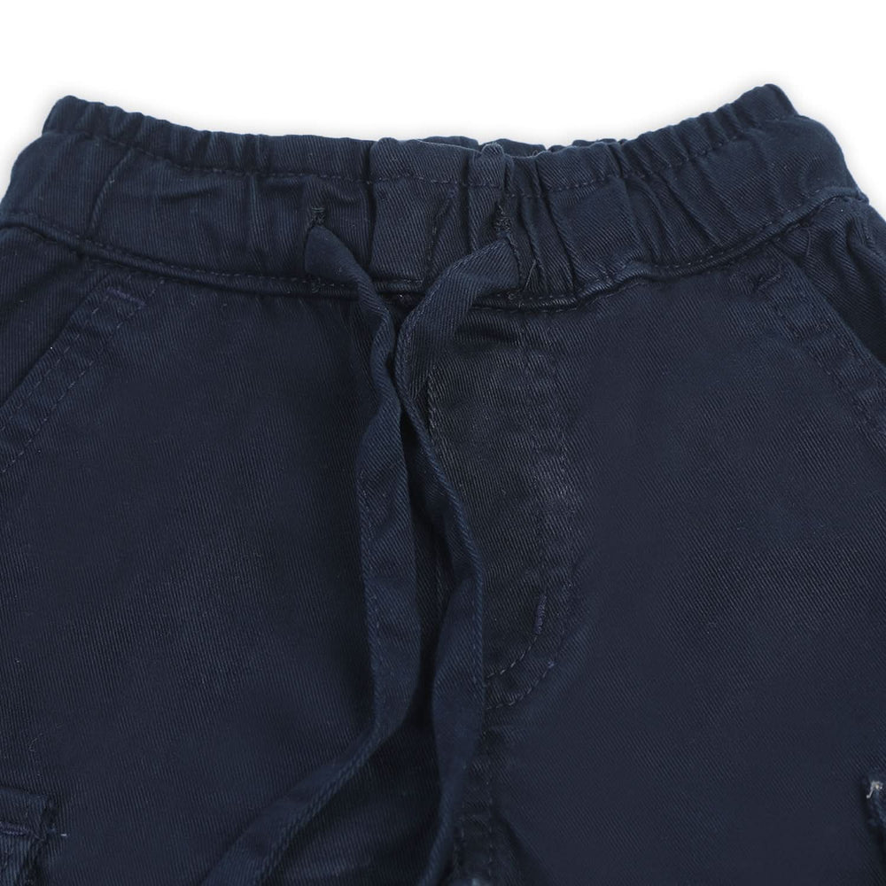 Boys Cotton Short - Navy Blue, Boys Shorts, Chase Value, Chase Value