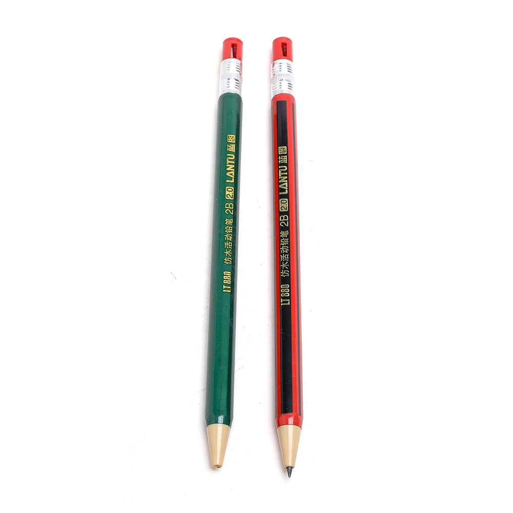 Mechanical Pencil 2 Pcs - Multi Color, Stationery Supplies, Chase Value, Chase Value