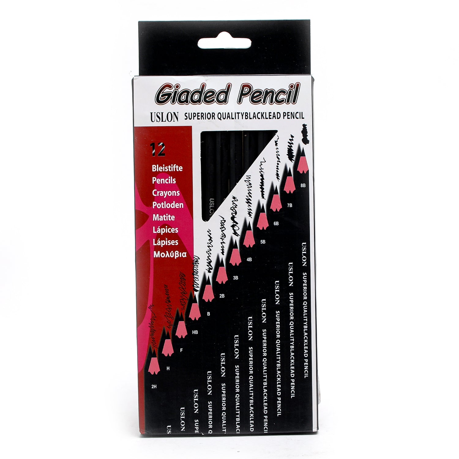 Sketch Pencil 12 Pcs - Black, Stationery Supplies, Chase Value, Chase Value