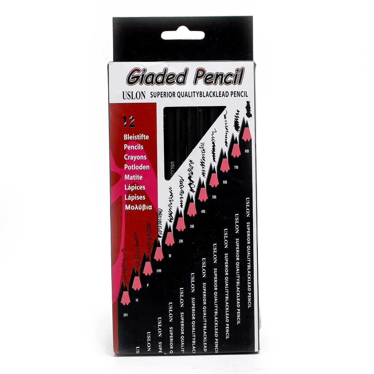 Sketch Pencil 12 Pcs - Black, Stationery Supplies, Chase Value, Chase Value