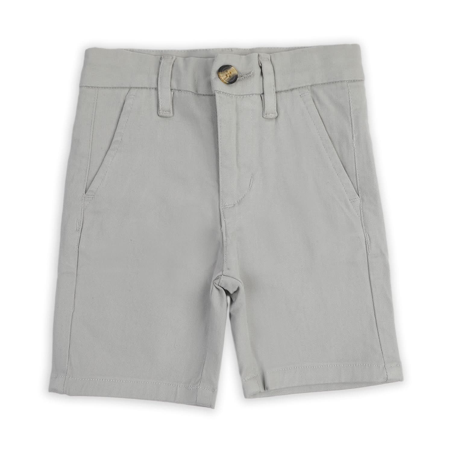 Boys Cotton Short - Light Grey, Boys Shorts, Chase Value, Chase Value