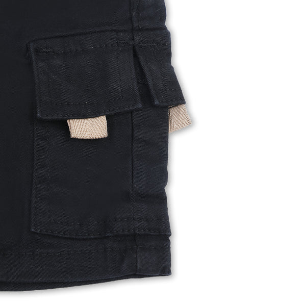 Boys Cotton Short - Black