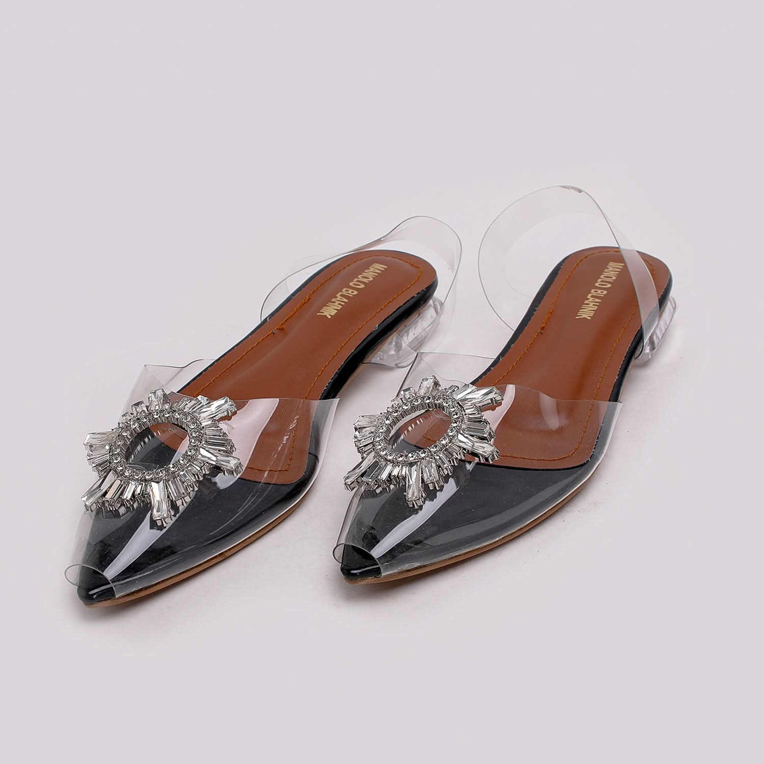 Women's backless Sandal - Black, Women Backless Pumps, Chase Value, Chase Value