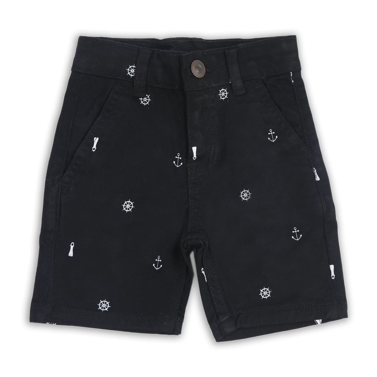 Boys Cotton Short - Black, Boys Shorts, Chase Value, Chase Value