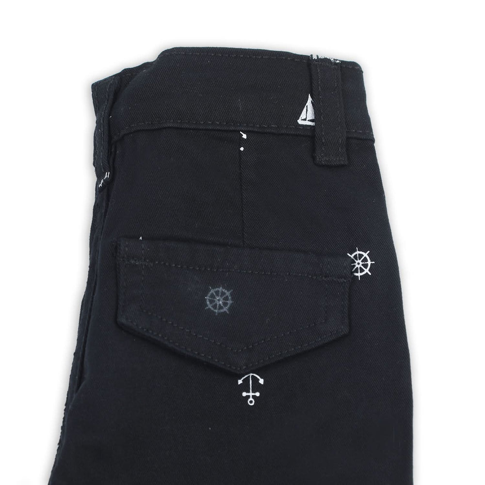 Boys Cotton Short - Black, Boys Shorts, Chase Value, Chase Value