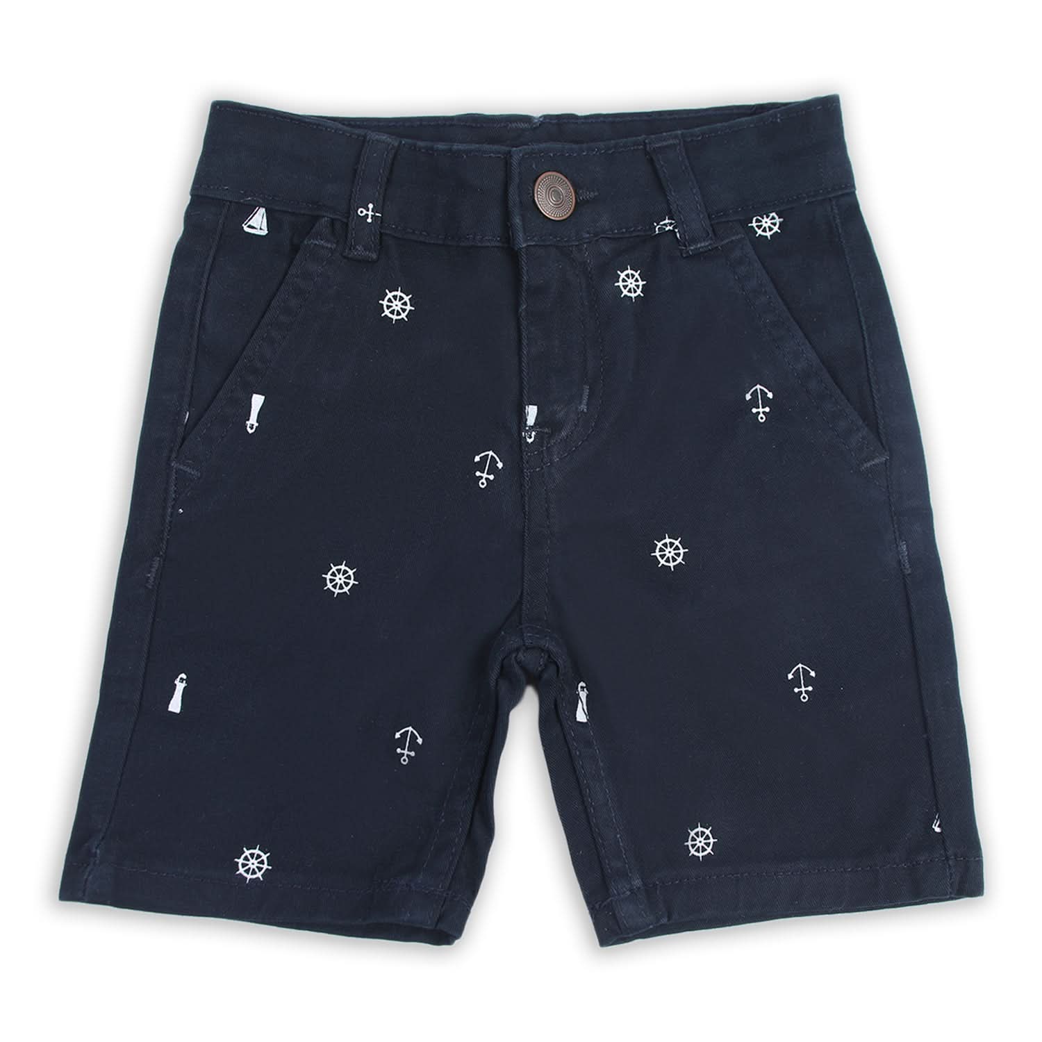 Boys Cotton Short - Navy Blue, Boys Shorts, Chase Value, Chase Value