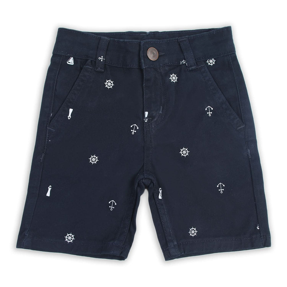 Boys Cotton Short - Navy Blue, Boys Shorts, Chase Value, Chase Value