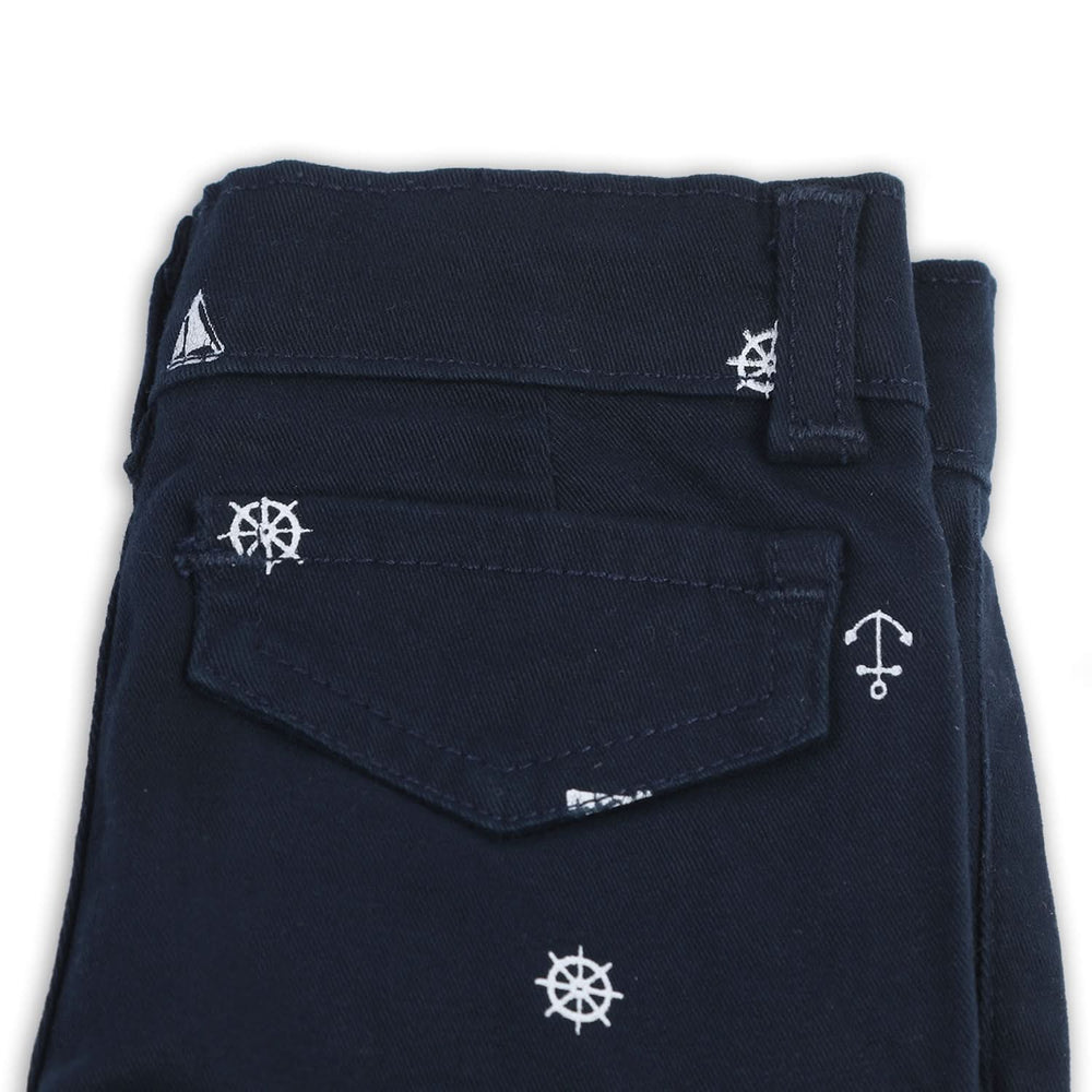 Boys Cotton Short - Navy Blue, Boys Shorts, Chase Value, Chase Value