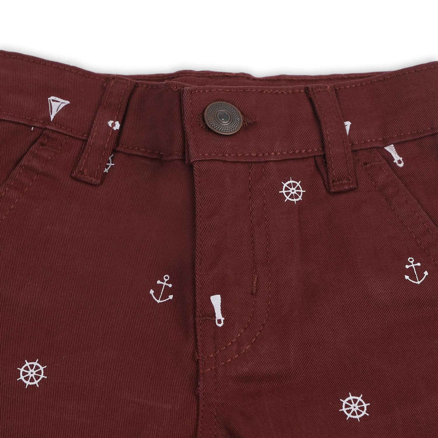 Boys Cotton Short - Maroon, Boys Shorts, Chase Value, Chase Value