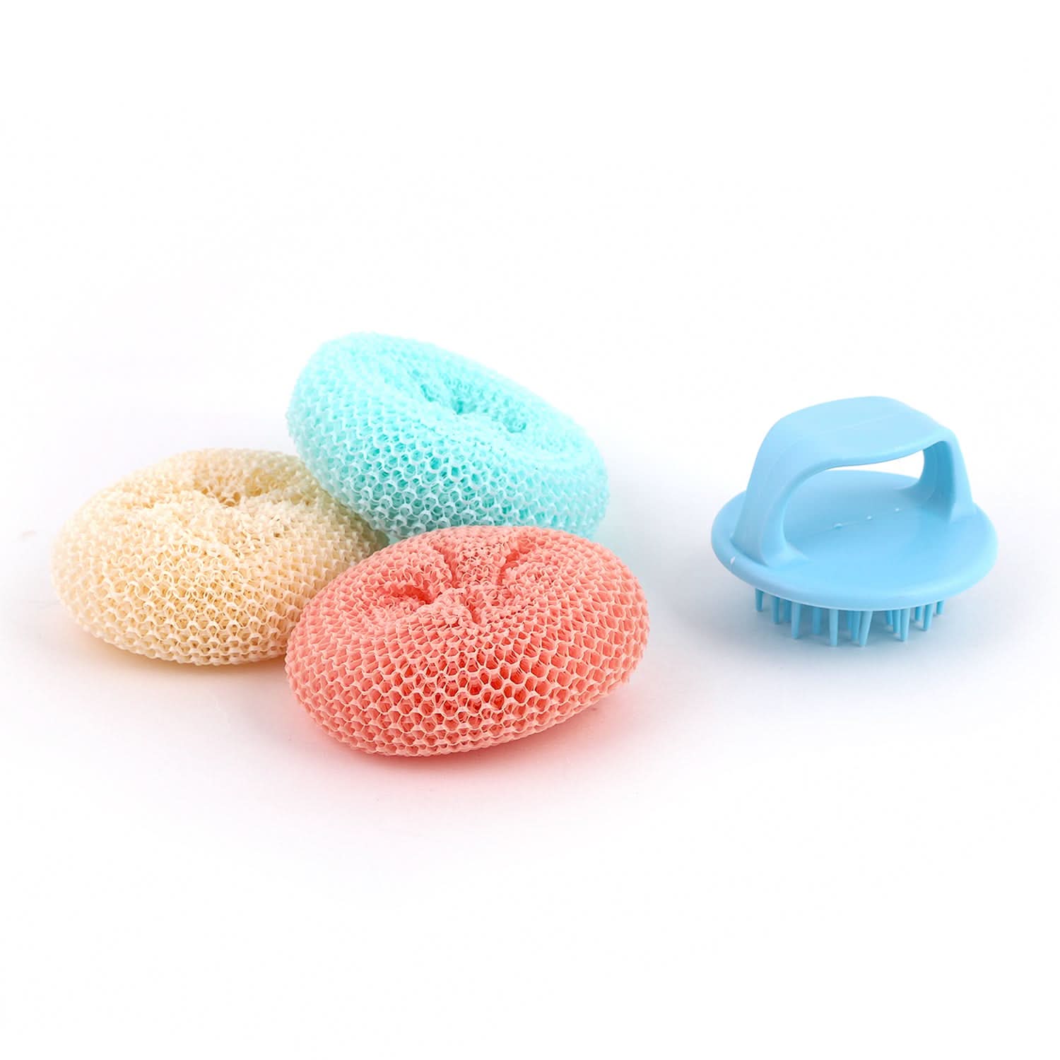 Wire Cleaning Ball Set 3Pcs - Multi Color, Kitchen Accessories, Chase Value, Chase Value