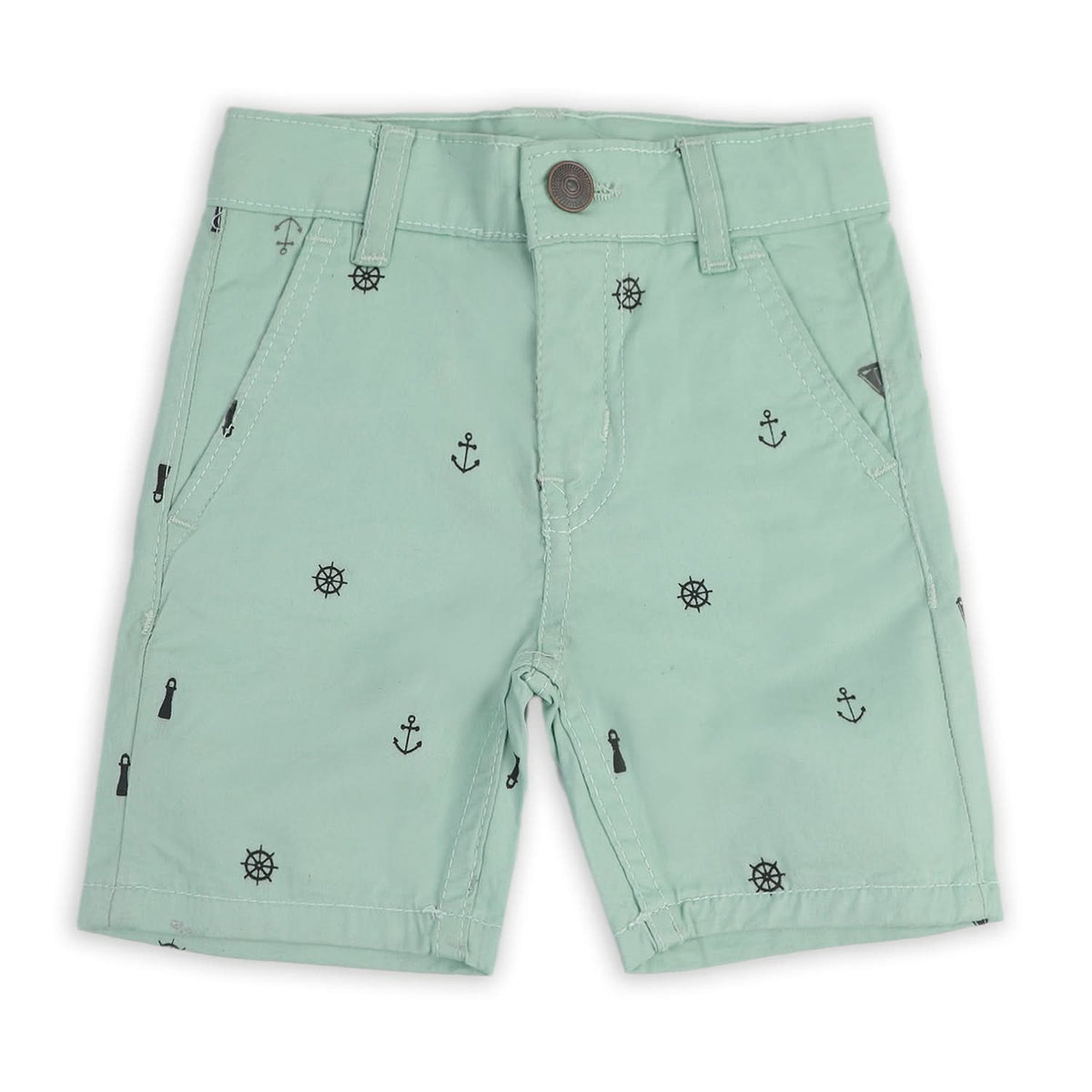Boys Cotton Short - Light Green, Boys Shorts, Chase Value, Chase Value