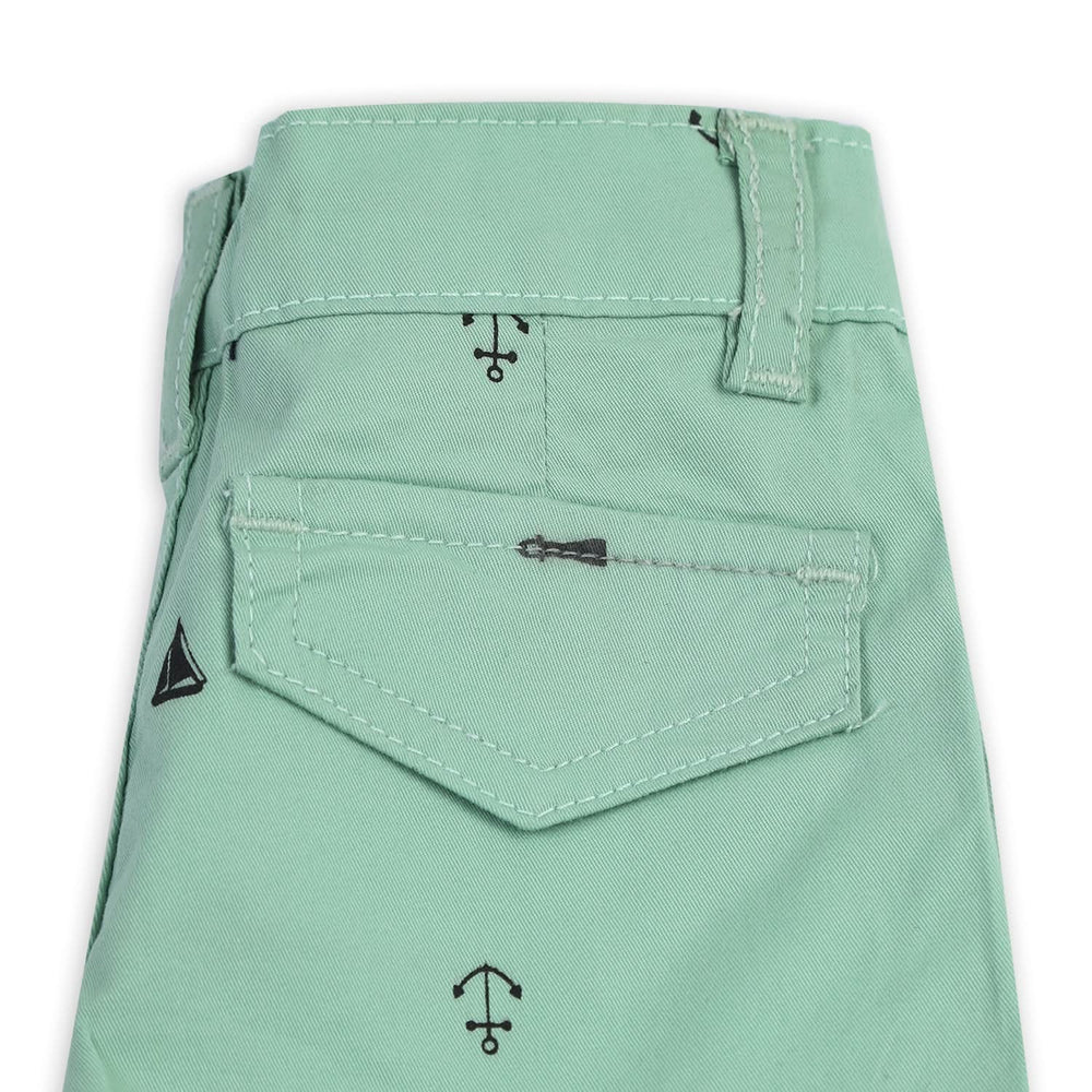 Boys Cotton Short - Light Green, Boys Shorts, Chase Value, Chase Value