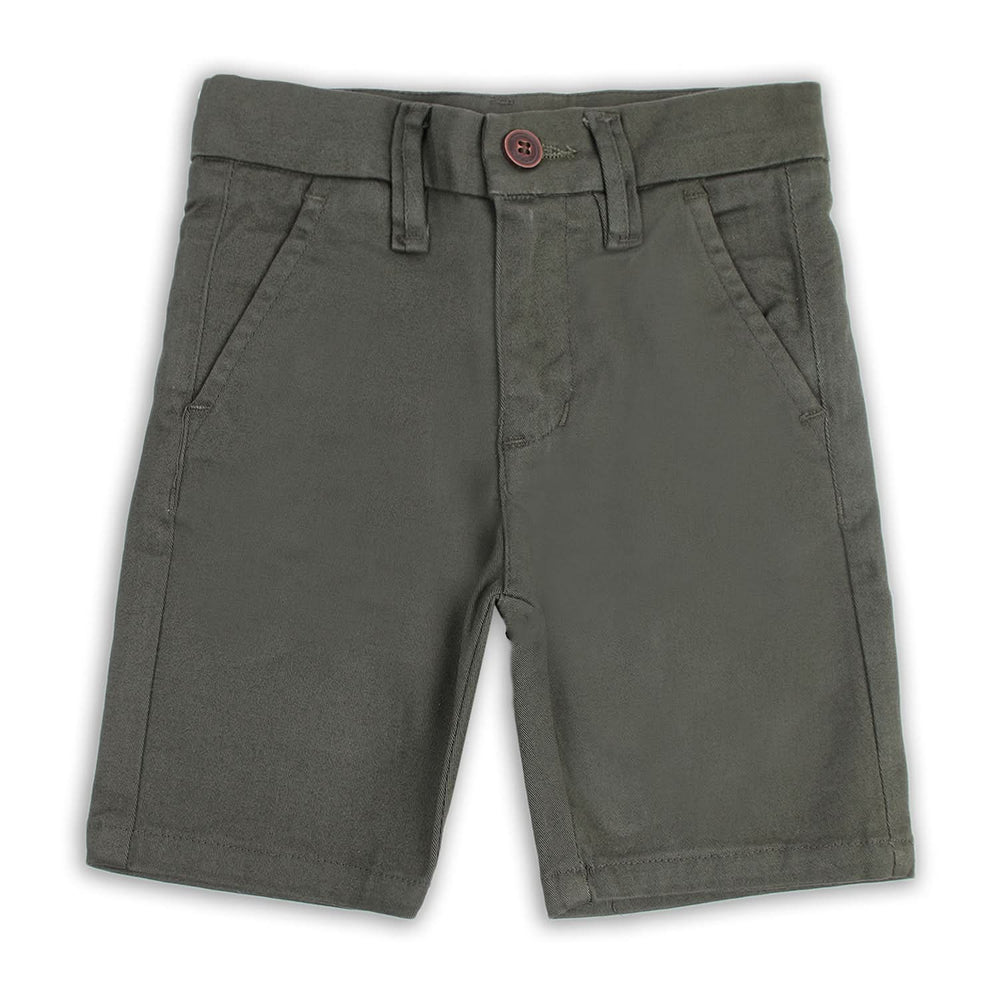 Boys Cotton Short - Olive Green, Boys Shorts, Chase Value, Chase Value