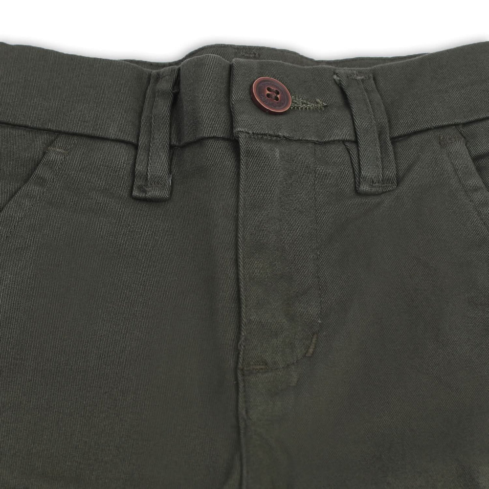 Boys Cotton Short - Olive Green, Boys Shorts, Chase Value, Chase Value