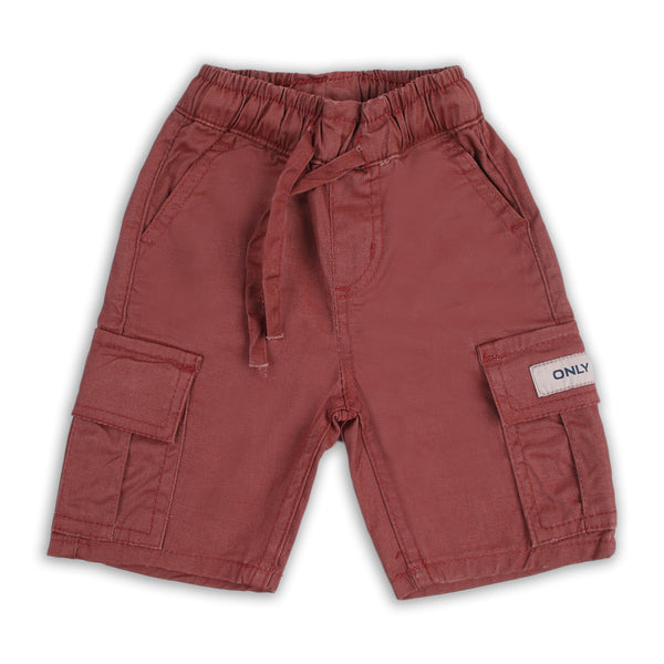 Boys Cotton Short - Rust