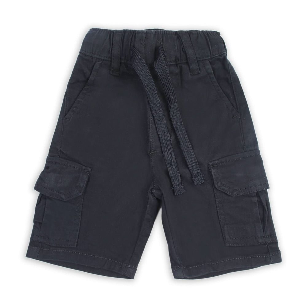Boys Cotton Short - Black, Boys Shorts, Chase Value, Chase Value