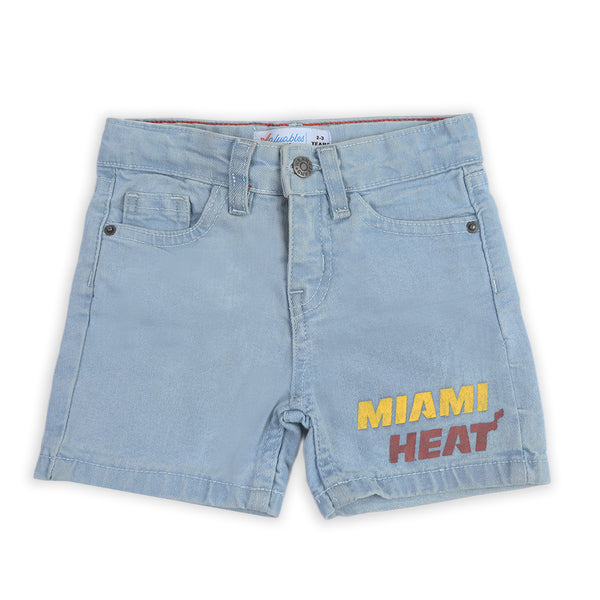 Boys Denim Short - Ice Blue