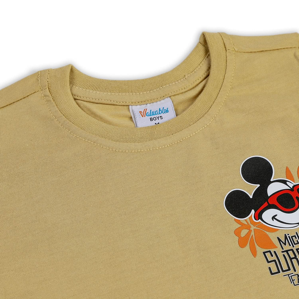 Boys Half Sleeves T-Shirt - Skin, Boys T-Shirts, Chase Value, Chase Value