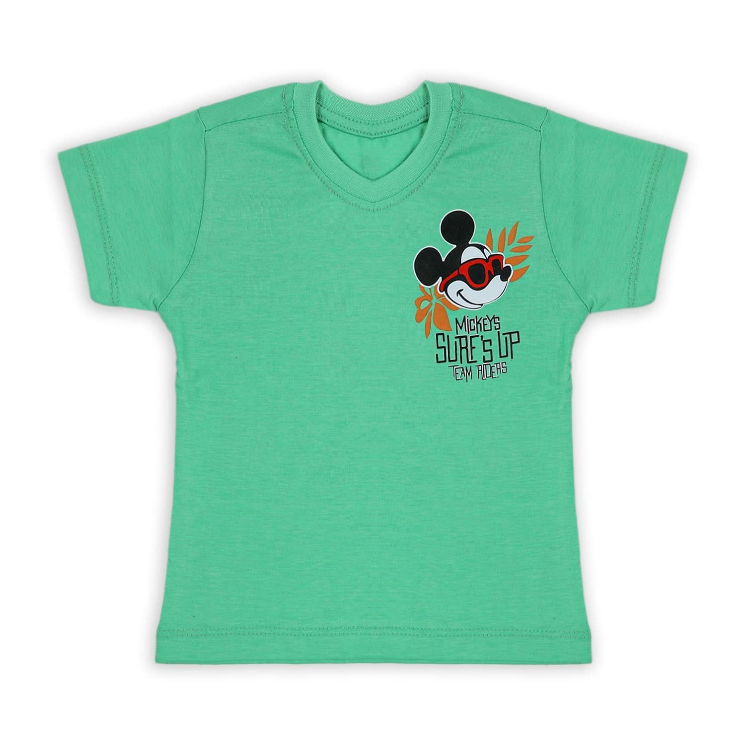 Boys Half Sleeves T-Shirt - Green, Boys T-Shirts, Chase Value, Chase Value