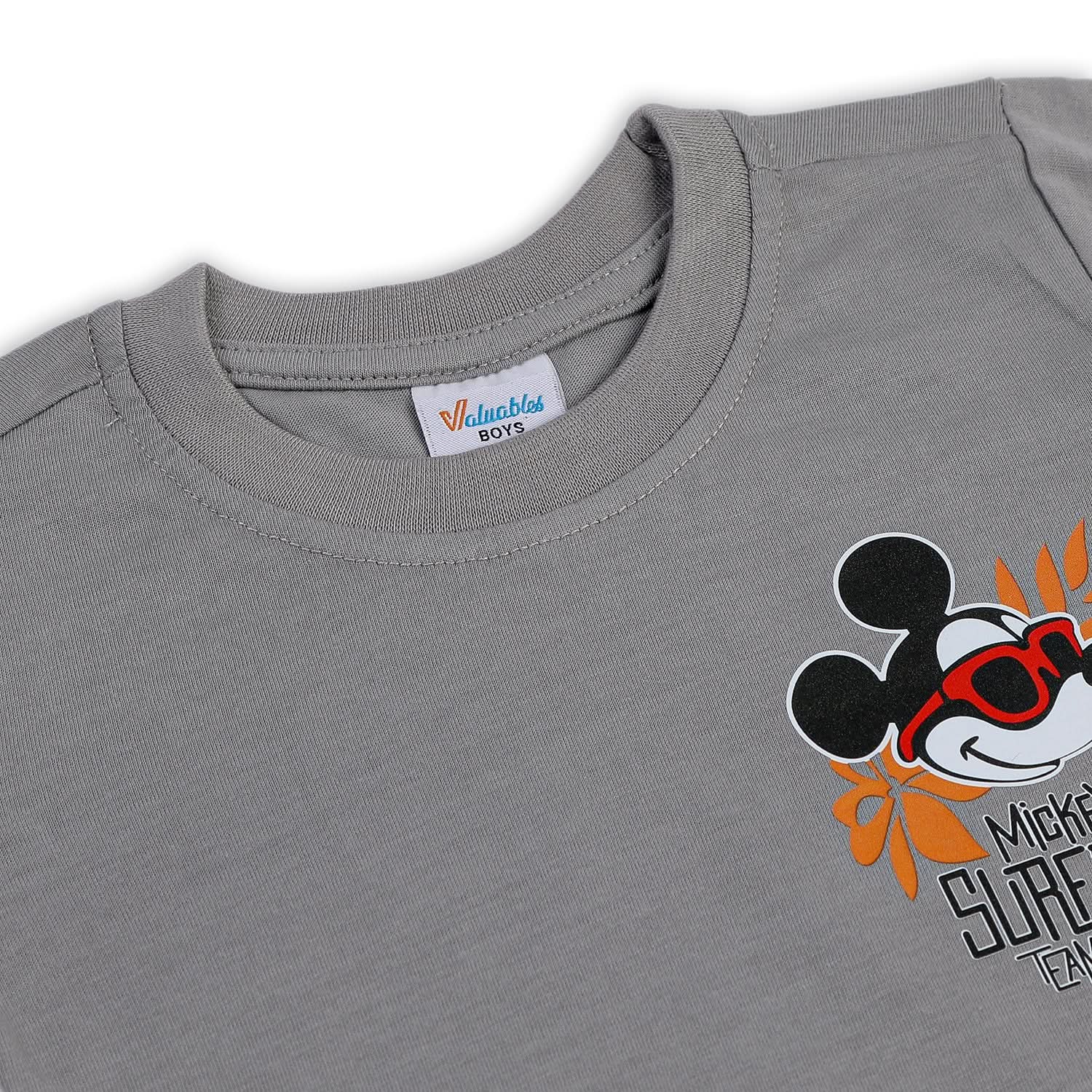 Boys Half Sleeves T-Shirt - Grey, Boys T-Shirts, Chase Value, Chase Value