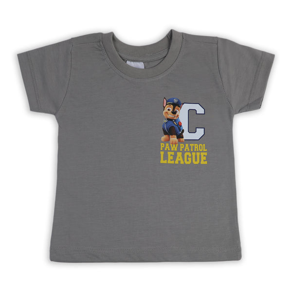 Boys Half Sleeves T-Shirt - Grey