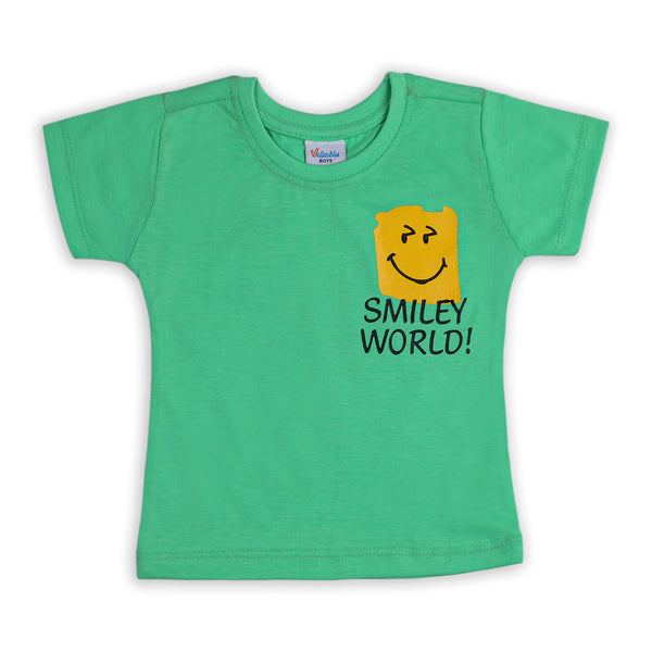 Boys Half Sleeves T-Shirt - Green