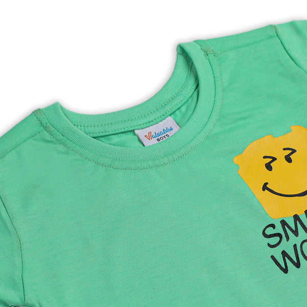 Boys Half Sleeves T-Shirt - Green
