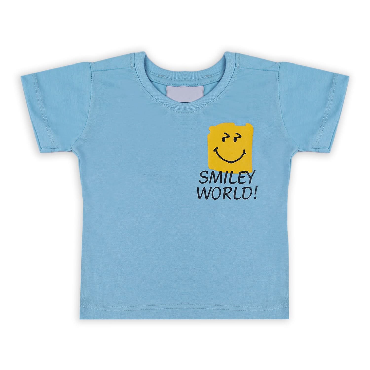 Boys Half Sleeves T-Shirt - Sky Blue, Boys T-Shirts, Chase Value, Chase Value
