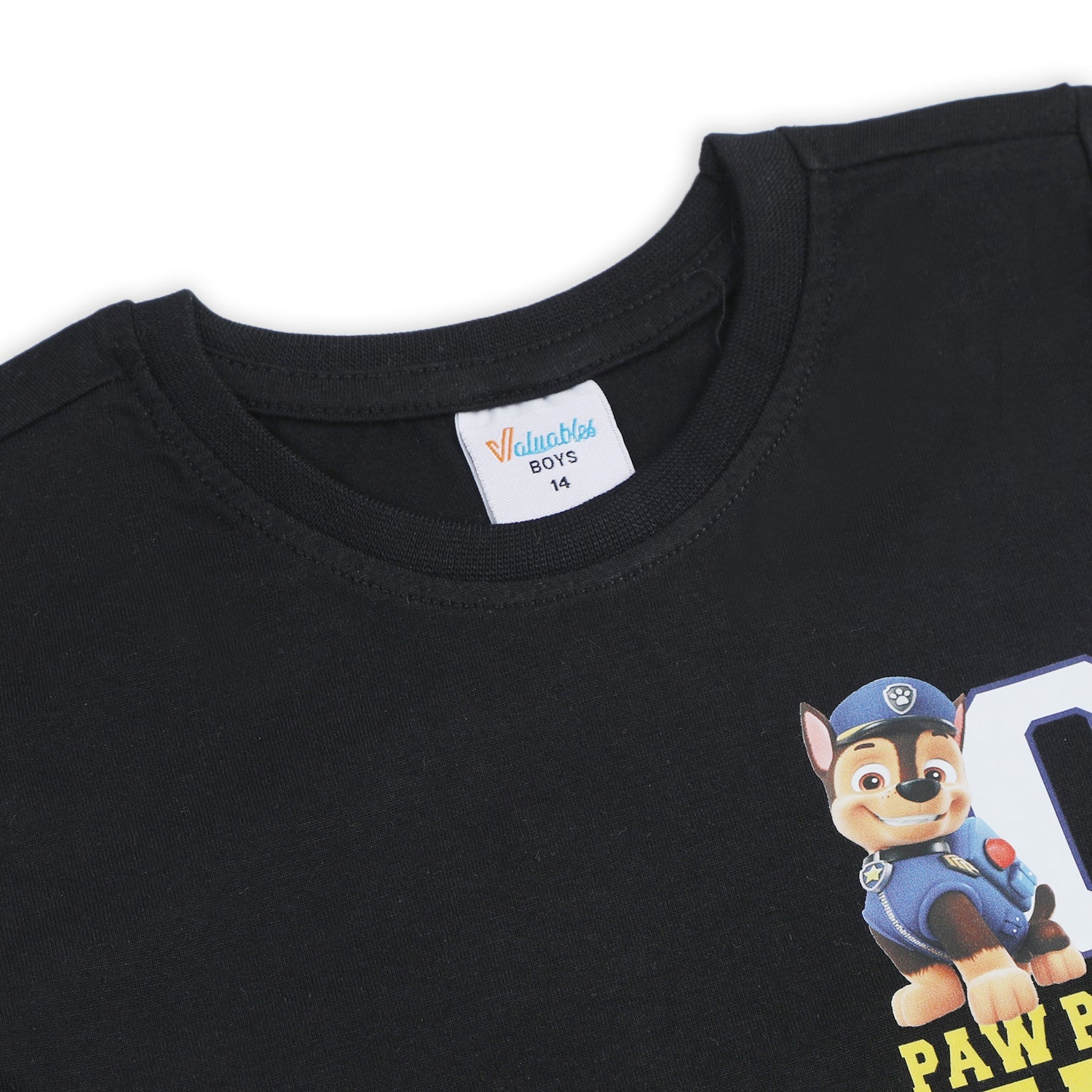 Boys Half Sleeves T-Shirt - Black, Boys T-Shirts, Chase Value, Chase Value