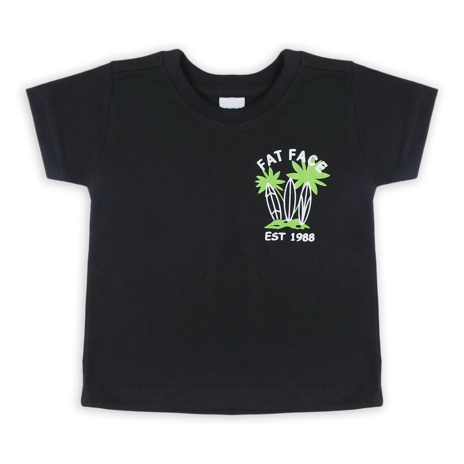 Boys Half Sleeves T-Shirt - Black, Boys T-Shirts, Chase Value, Chase Value