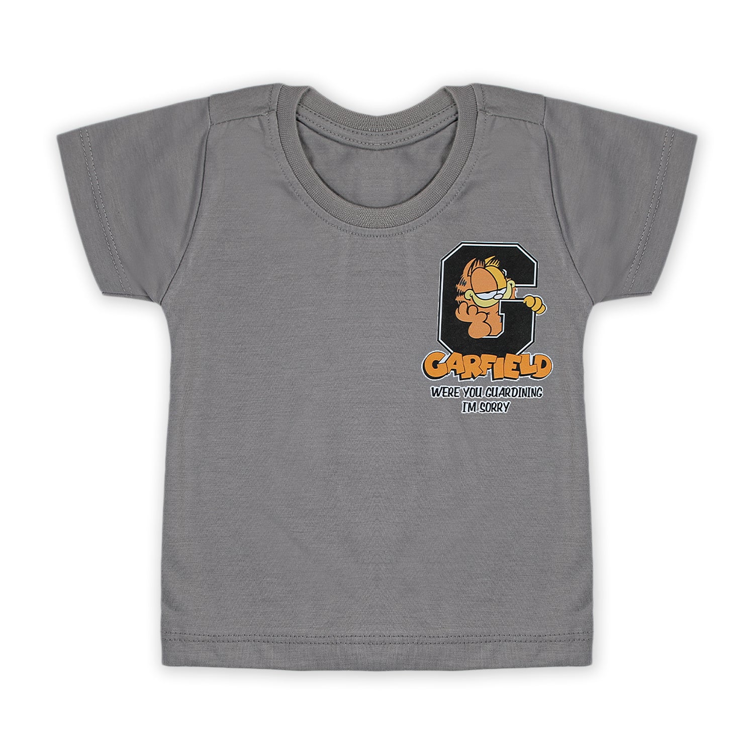 Boys Half Sleeves T-Shirt - Grey, Boys T-Shirts, Chase Value, Chase Value