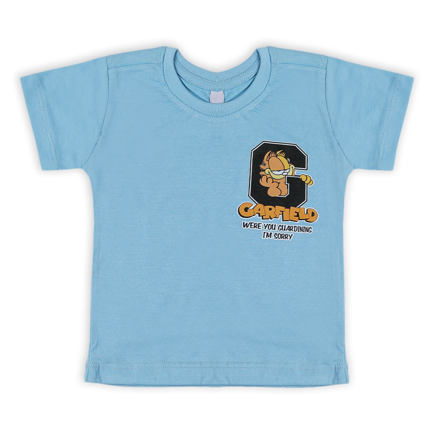 Boys Half Sleeves T-Shirt - Sky Blue, Boys T-Shirts, Chase Value, Chase Value