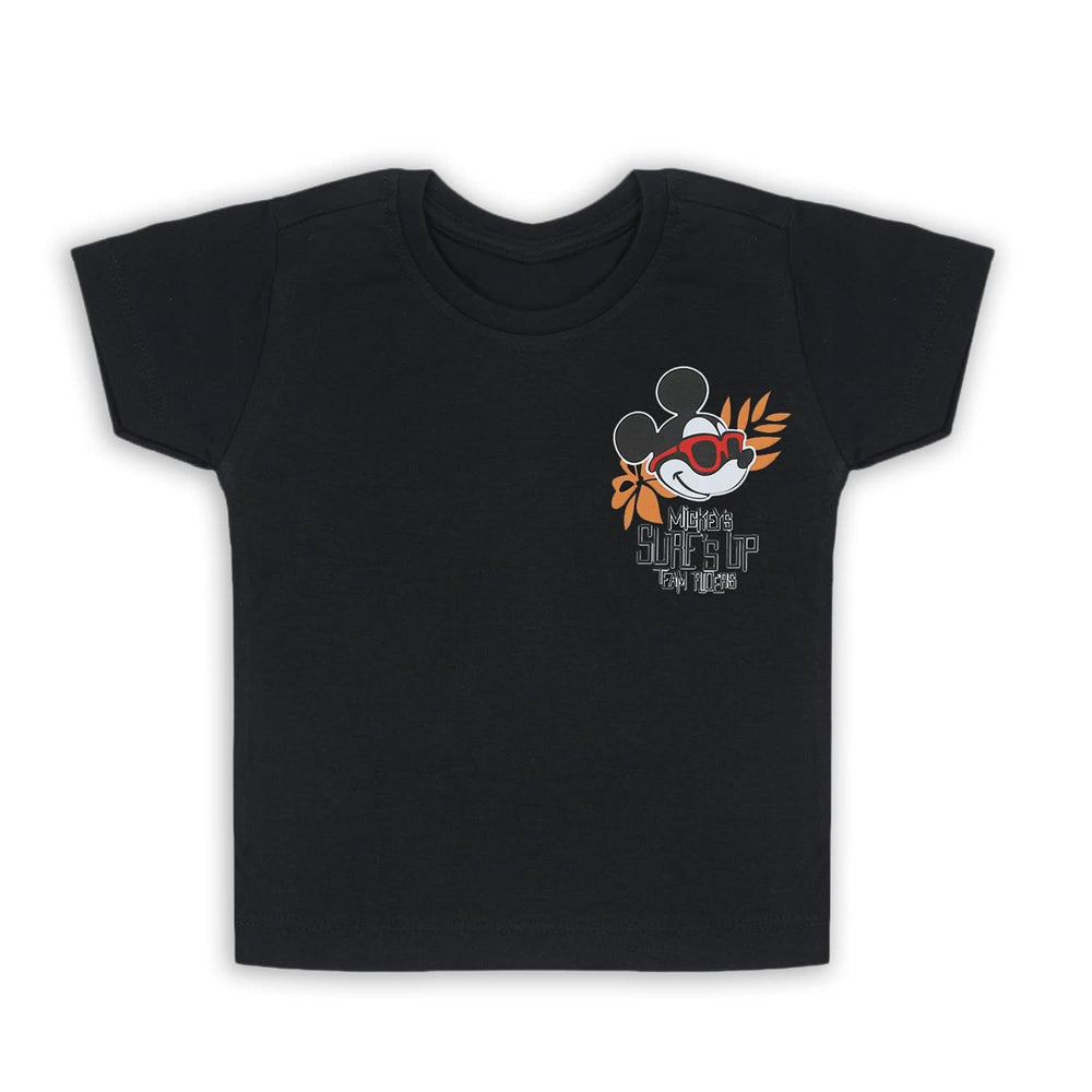 Boys Half Sleeves T-Shirt - Black, Boys T-Shirts, Chase Value, Chase Value