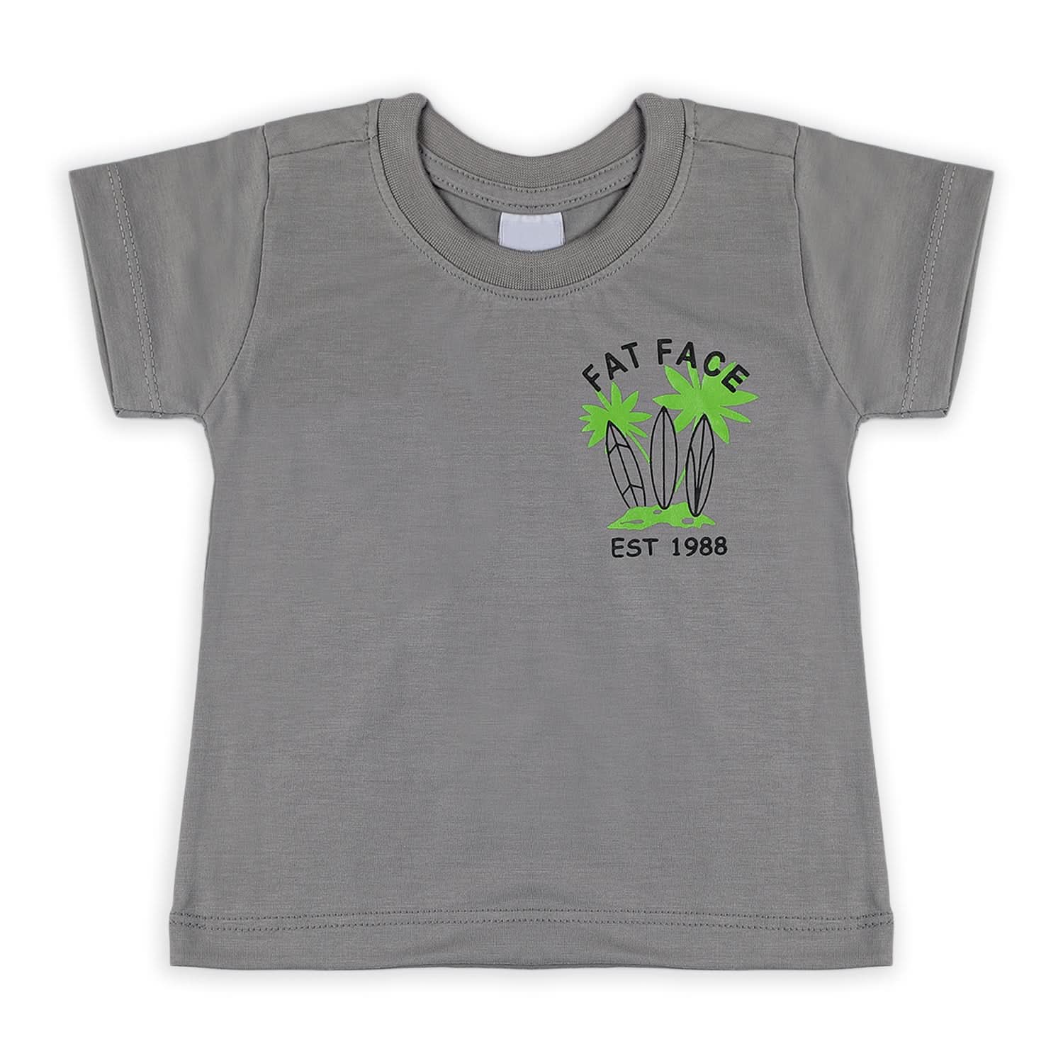 Boys Half Sleeves T-Shirt - Grey, Boys T-Shirts, Chase Value, Chase Value