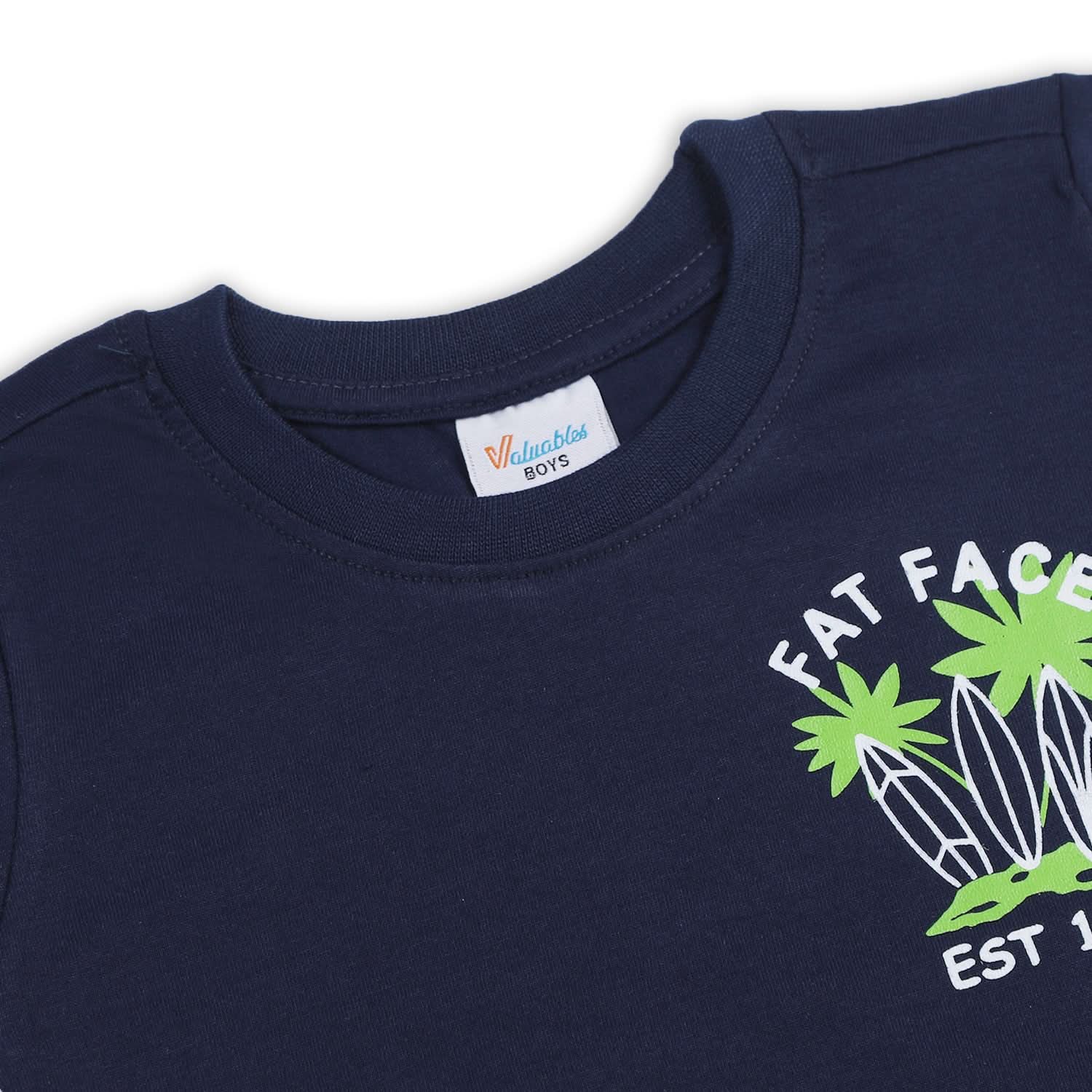 Boys Half Sleeves T-Shirt - Navy Blue, Boys T-Shirts, Chase Value, Chase Value