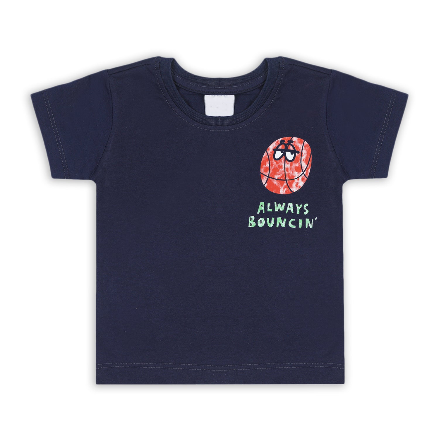 Boys Half Sleeves T-Shirt - Navy Blue, Boys T-Shirts, Chase Value, Chase Value