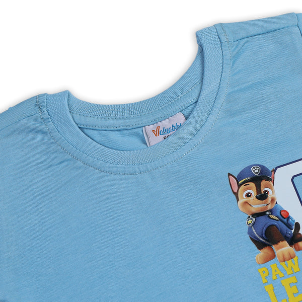 Boys Half Sleeves T-Shirt - Sky Blue