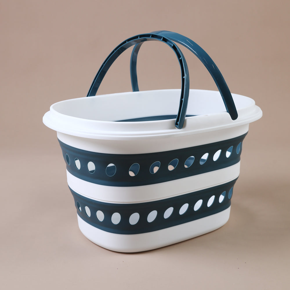 Silicon Folding Basket - Steel Green, Basket, Chase Value, Chase Value