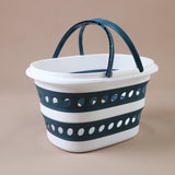 Silicon Folding Basket - Steel Green, Basket, Chase Value, Chase Value