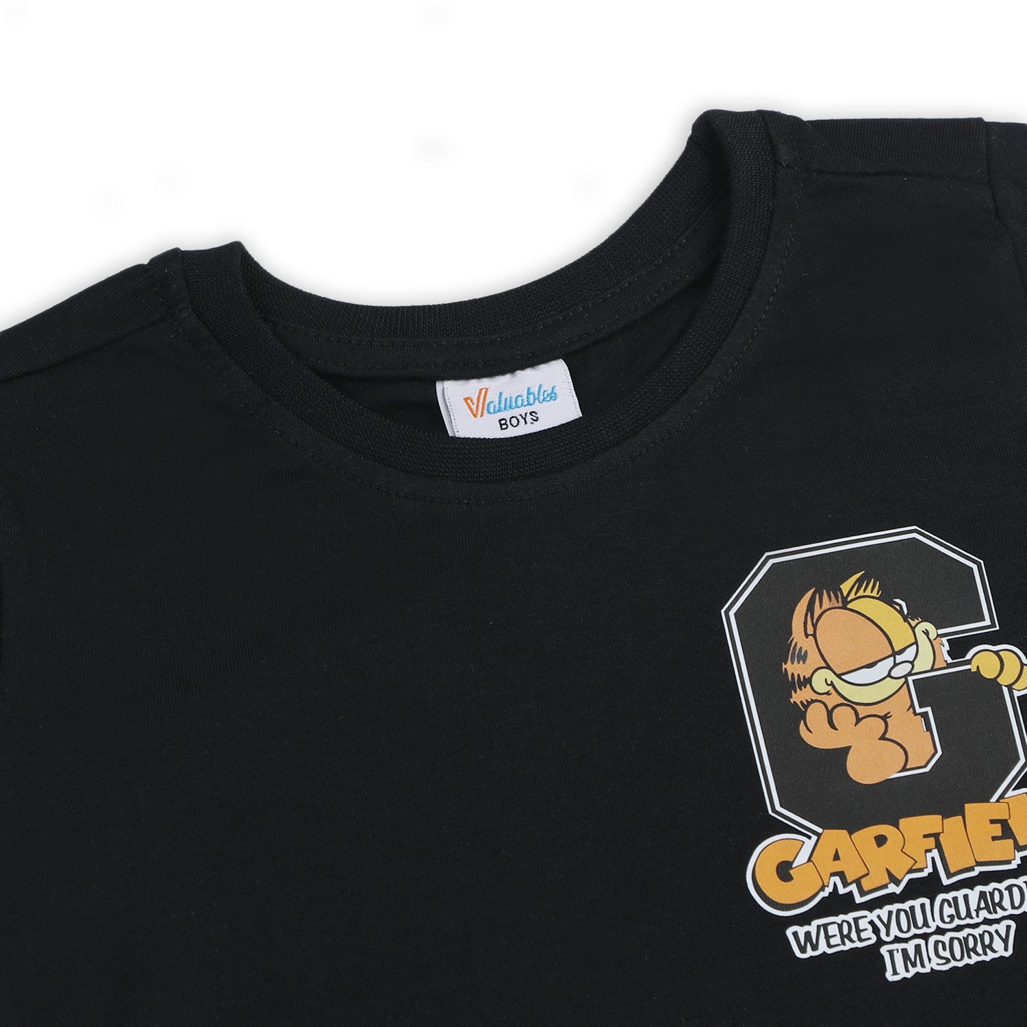 Boys Half Sleeves T-Shirt - Black, Boys T-Shirts, Chase Value, Chase Value