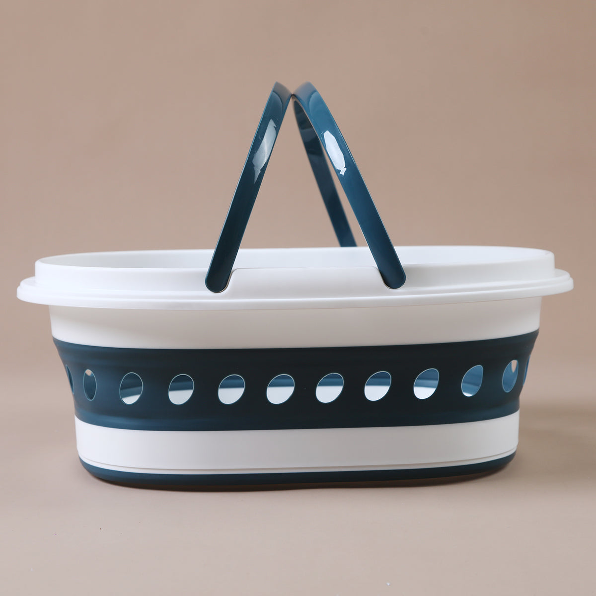 Silicon Folding Basket - Steel Green, Basket, Chase Value, Chase Value