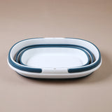 Silicon Folding Basket - Steel Green, Basket, Chase Value, Chase Value