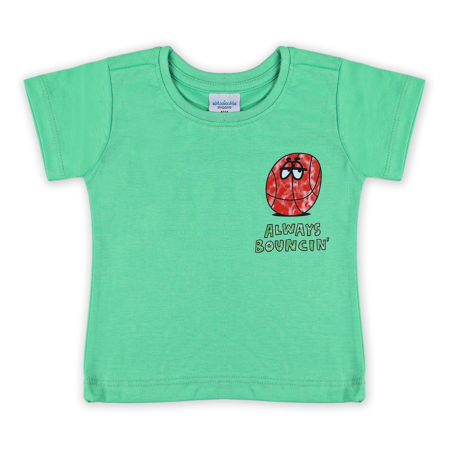 Boys Half Sleeves T-Shirt - Green, Boys T-Shirts, Chase Value, Chase Value