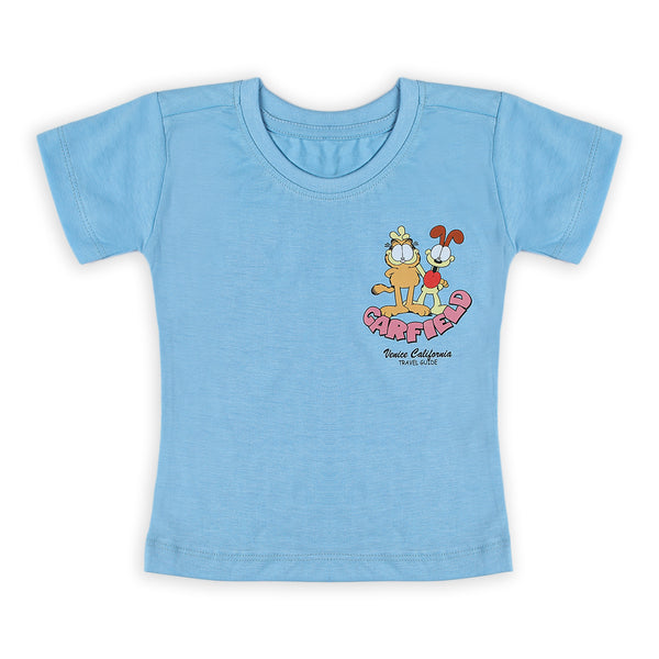 Boys Half Sleeves T-Shirt - Sky Blue