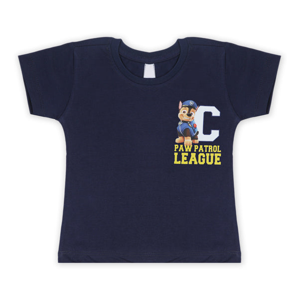 Boys Half Sleeves T-Shirt - Navy Blue