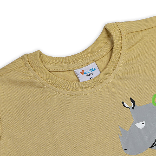Boys Half Sleeves T-Shirt - Skin