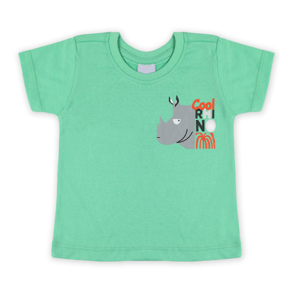 Boys Half Sleeves T-Shirt - Green